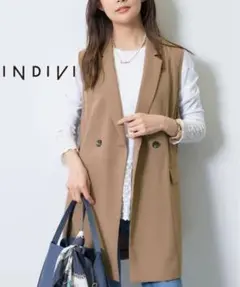 【接触冷感／透湿／着る日傘】颯爽ジレジャケット 定価19,800円のサムネイル