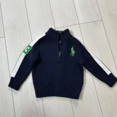 Polo by Ralph Lauren ネイビー カーディガン 90