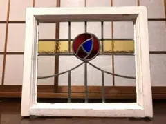 大型 ワシントン大聖堂 ヴィンテージ ステンドグラス バラ窓 ローズ