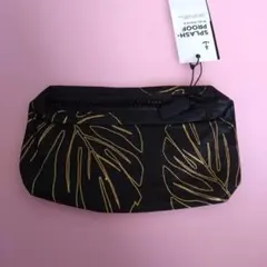 未使用品SPLASH-PROOF MINI POUCH ブラック ゴールドのサムネイル
