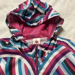 l45)美品le coq sportsレディースナイロンジャケット　 Lサイズ