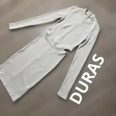 DURAS ウェストオープン　タイトワンピース秋冬ワンピース