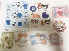 サンリオ　シナモン　マイメロディ　ハローキティ　シール８枚まとめ売り　非売品