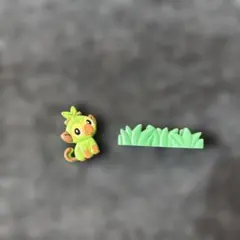 ポケモン バスボム　サルノリ フィギュア 草パーツ付き