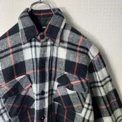 60s CPO BRIARCLIFF WOOL SHIRT JACKET S