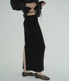 clane WAIST GATHER HOLE SKIRTのサムネイル