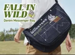 『THE MONSTERS FALL IN WILD』 デニムバック