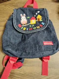 ミキハウス デニムリュック 小型
