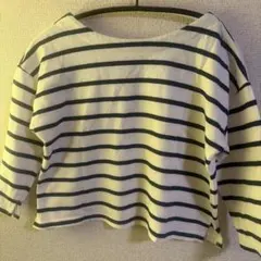 【130cmセット】GAP ボーダーカットソー ＆ 西松屋 レギンス 2点セット
