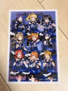 GiGOコラボ ラブカ μ's ラブライブ クリアブロマイド 特典