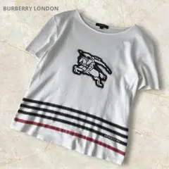BURBERRY LONDON BIG ホースロゴ Tシャツ ホワイト S