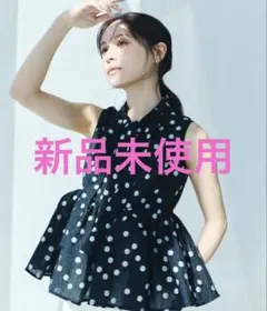 laubeblanc Sheer Polka Dot Ribbon Blouse - メルカリ