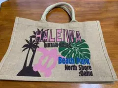 【お値下げしました！】Hawaiiで購入★hawaiianジュートバッグ