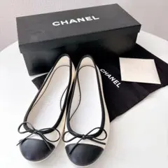 CHANEL24B バレリーナシューズ　フラットシューズ35 CHANEL24B バレリーナシューズ フラットシューズ35 CHANEL