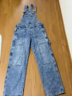 ZARA ライトブルー デニムオーバーオール XS