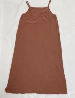 キャミワンピース　オレンジ　Mサイズ