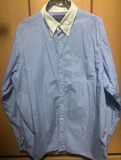 Ralph Lauren　青ストライプ　シャツ　ラルフローレン