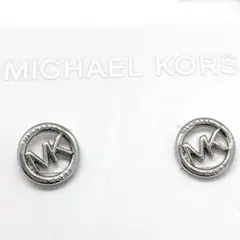 新品 マイケルコース スタッドピアス MKロゴ シルバー シンプルのサムネイル