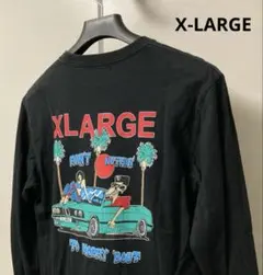 X-LARGE エクストララージ 個性柄 レアプリント ロンT 長袖 メンズ S