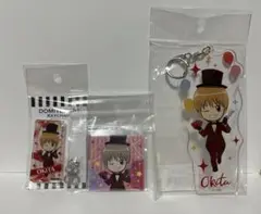 銀魂　マジシャン　アクキー　缶バッジ　キーチェーン　沖田総悟　3点セット