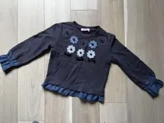 ファミリア　花柄　トップス　カットソー　ロンT 120cm