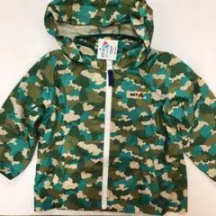 新品 未使用 タグ付き　ミキハウスウィンドブレーカー80迷彩