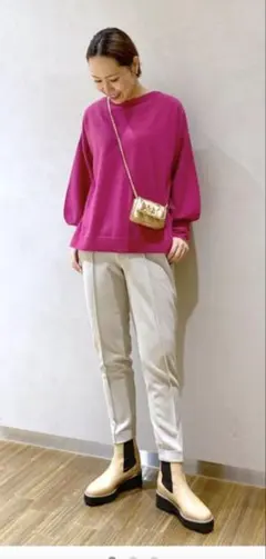 バンヤードストーム　裾リブダブルクロスパンツ グレージュ　サイズ1(M)のサムネイル