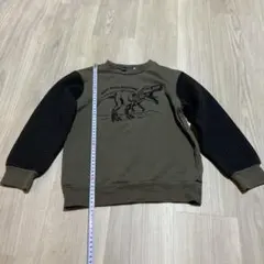 BEBE PETITS POIS VERT 恐竜 トレーナー