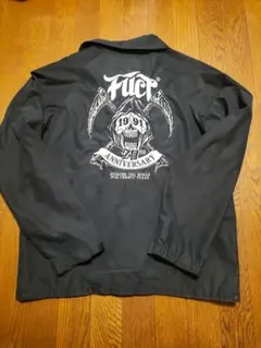 FUCT ブラック コーチジャケット 刺繍 クラクト キャリー