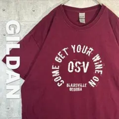1865【GILDAN】US古着 Tシャツ XL ビッグシルエット ロゴ