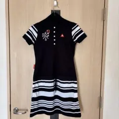 le coq sportif ポロワンピース M 黒/白