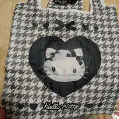Hello Kitty ハウンドトゥース エコバッグ