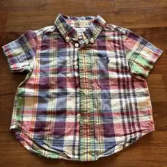Ralph Lauren チェック柄シャツ 12M