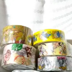 Disney　キャラクター 　 マスキングテープ 5個セット