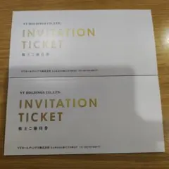 VT HOLDINGS 招待券 2枚セット