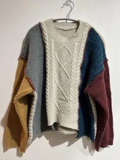 KBF パッチワークニット