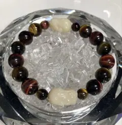 天然石　タイガーアイ　貔貅　ブレスレット