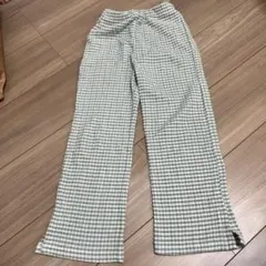 GLOBAL WORK キッズ ロングパンツ ギンガムチェック 120cm