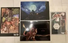 ファイナルファンタジーVII   レッドサーティーン　アクスタ　ポスカ　3枚付き