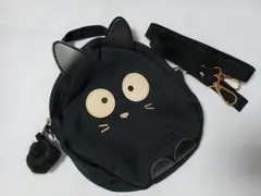 黒猫 ショルダー バッグ ポーチ