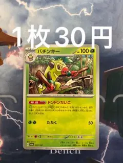ポケモンカード　バチンキー　ドンドンだいこ　1枚30円　草タイプ