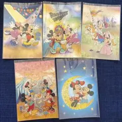 【レア商品】ミッキーマウス ヴィンテージポストカード 5枚セット