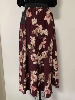 ZARA BASIC　花柄　ロングスカートのサムネイル