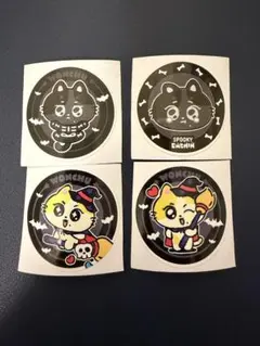 WONCHU SPOOKY ENCHIN ステッカー 4枚セット