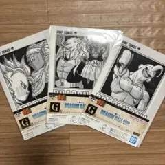 ドラゴンボール　一番くじ　G賞　クリアファイル　3種　37 38 41