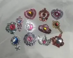 セボンスター パーツ メッキ 金 銀 ピンク 水色 12個セット まとめ売り