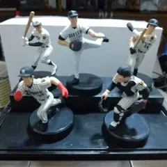 阪神タイガースフィギア 岡田 赤星桧山 井川 矢野
