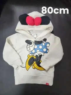 ミニーマウス　パーカー　トレーナー　80cm
