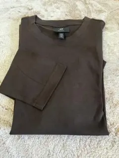 H&M ブラウン Tシャツ