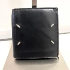 【大人気】Maison Margiela 4ステッチ 二つ折り財布 黒のサムネイル